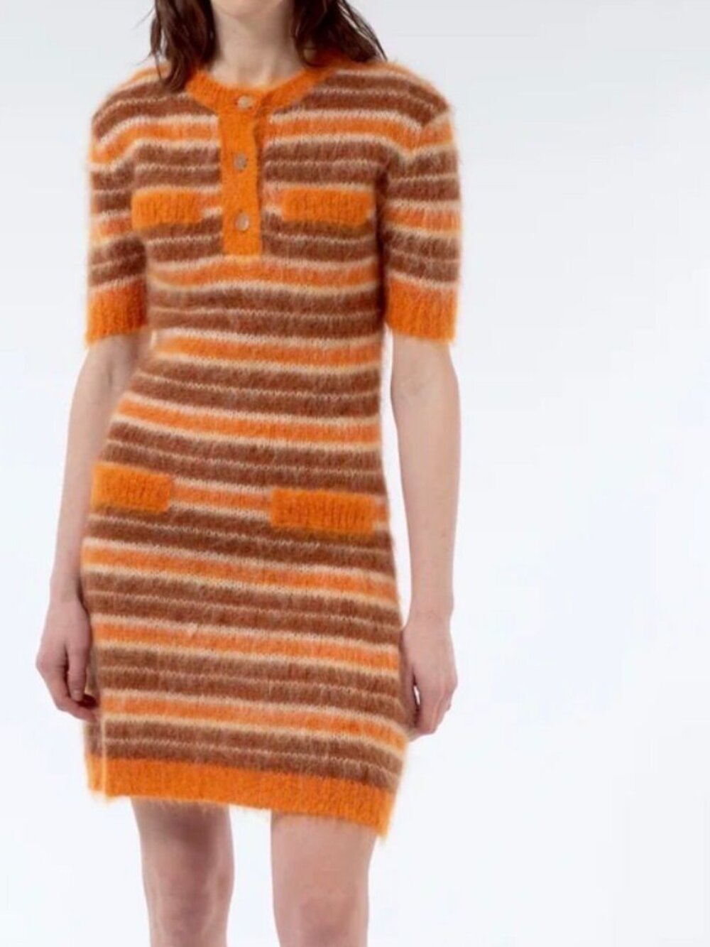 Marni - Mohair Dress in Clay